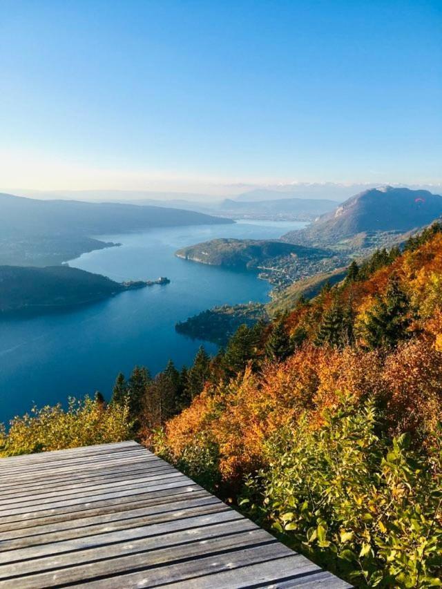 Appartement Plein Centre Village, Vue Montagnes, Proximite Immediate Lac Doussard Exteriér fotografie